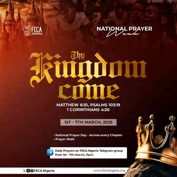 National prayer week is ongoing!!