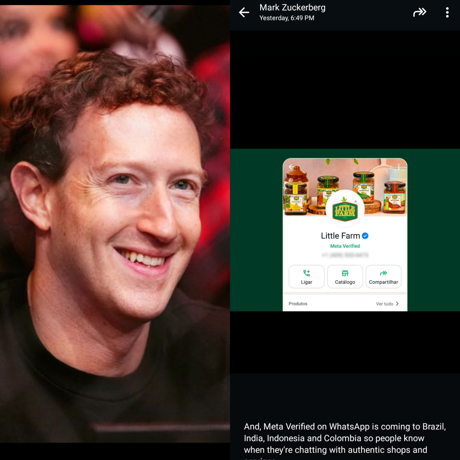 Mark Zuckerberg announces new plans for Meta Verified 