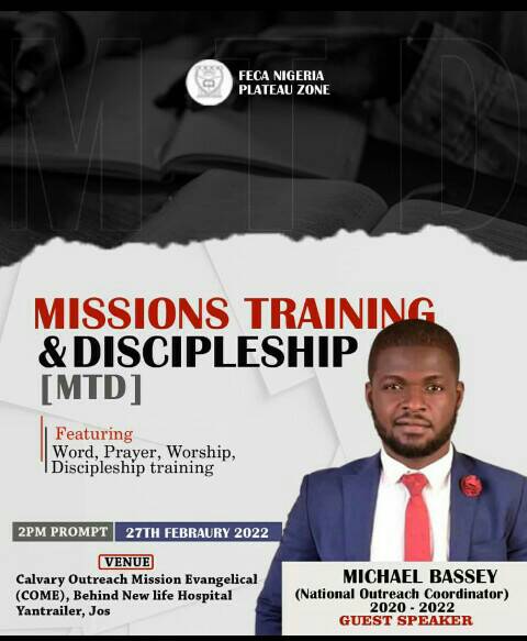 About Mission Training and Discipleship (MTD) in FECA Nigeria