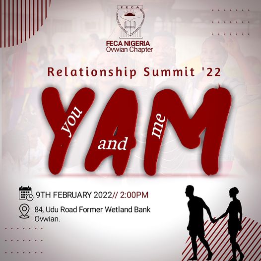 You and Me, relationship summit in  FECA Ovwian 